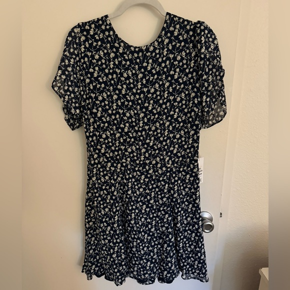 NWT Reformation Violette mini-dress in Elyse sz 12 - Picture 9 of 10